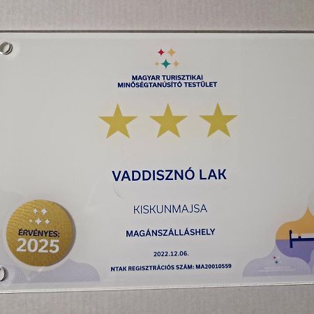 Вілла Vaddinszo Lak Кішкунмойша Екстер'єр фото